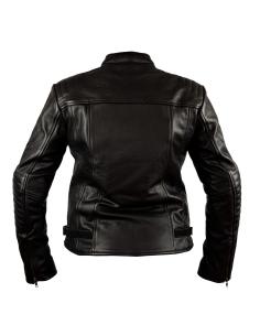 WOMEN'S MOTORCYCLE LEATHER JACKET BLACK MOON 2