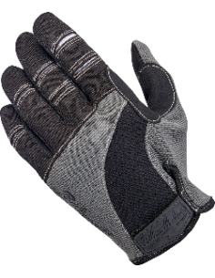 LUVA BILTWELL MOTO GRIS E PRETO