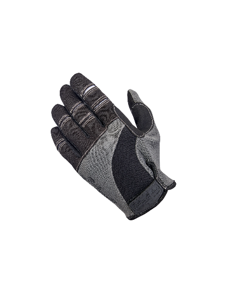 GLOVE BILTWELL MOTORCYCLE GREY AND BLACK