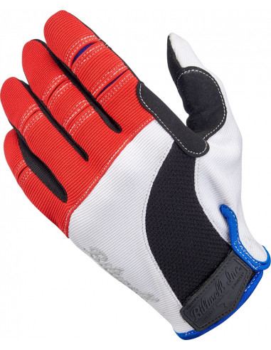 GLOVE BILTWELL MOTORCYCLE RED WHITE