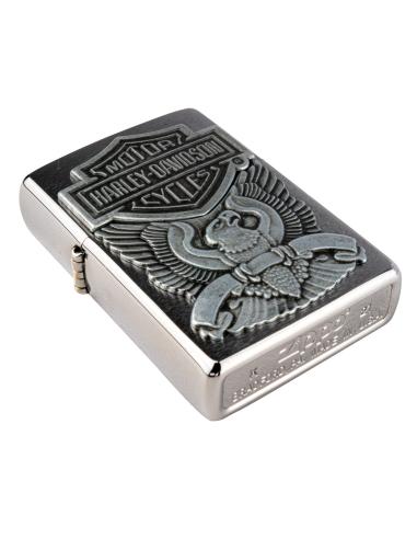 Comprar Mechero Zippo Con Emblema Y Águila De Harley-Davidson a precio de oferta
