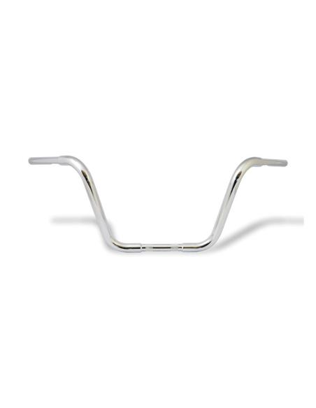 GUIDÃO PENDURAR BÚFALO 12" (30CM) CROMO AMPLIADO EM 32MM