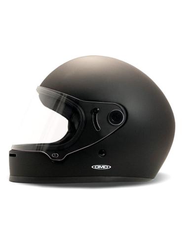 Acquista Casco Retro Vintage Integrale Rivale In Nero Opaco a prezzo scontato