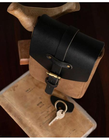 Comprar Bolsa Sobredepósito Para Moto De Piel Auténtica Trip Machine a precio de oferta
