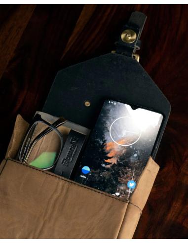 Comprar Bolsa Sobredepósito Para Moto De Piel Auténtica Trip Machine a precio de oferta