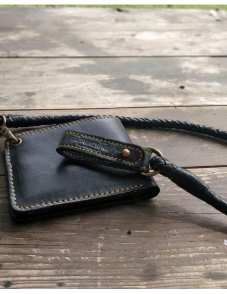 LEATHER DRAWSTRING WALLET LUCILLE