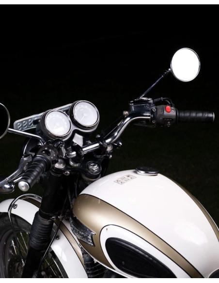 Comprar Grip De Cuero Negro Para Puños Con Adhesivo Trip Machine a precio de oferta