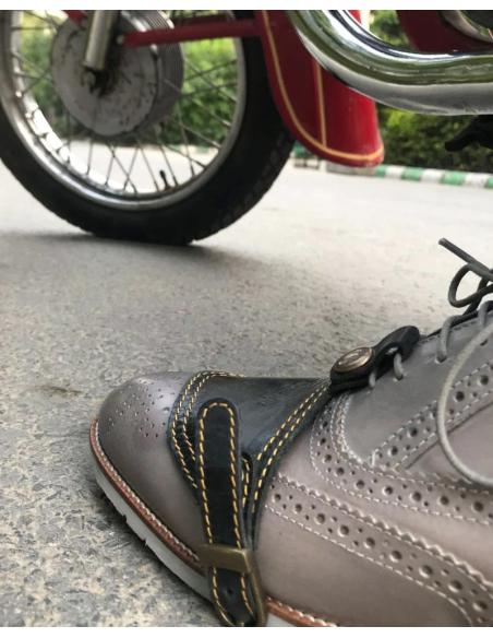 Comprar Protector De Calzado Classic De Cuero Negro Trip Machine a precio de oferta