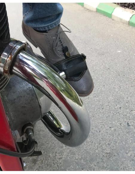 Comprar Protector De Calzado Classic De Cuero Negro Trip Machine a precio de oferta