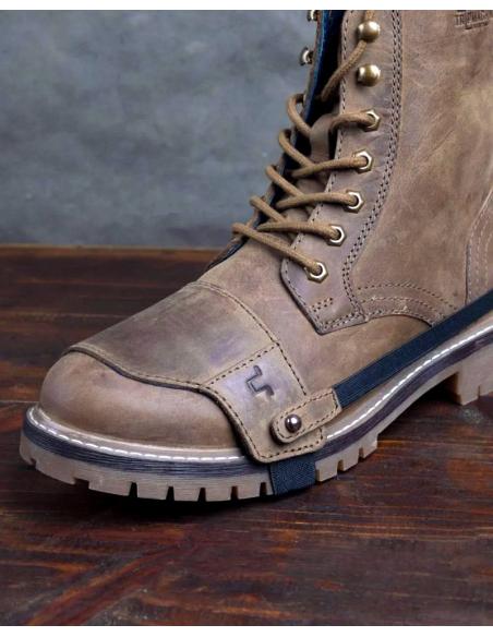 Acquista Protezione in Pelle Marrone per Calzature con Elastico Trip Machine a Prezzo Scontato
