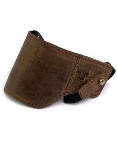 Protecteur De Chaussures En Cuir Brun Avec Élastique Trip Machine 2