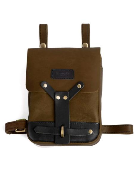 Comprar Bolsa De Piel Para Pierna En Marrón Tabaco De Trip Machine a precio de oferta
