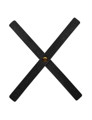 BLACK LEATHER X-STRAP FOR CAFE RACER HEADLIGHTS BY TRIP MACHINE