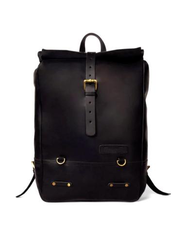 Comprar Alforja Mochila En Cuero Negro De Trip Machine a precio de oferta