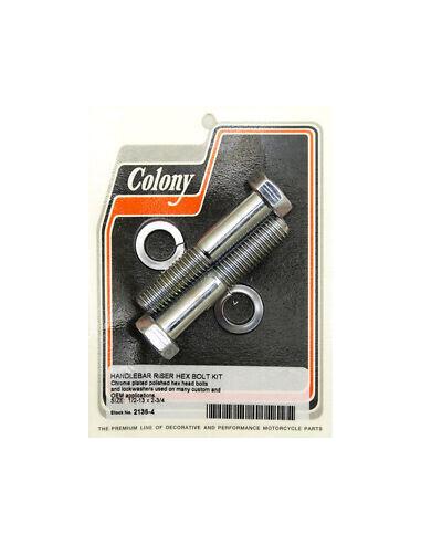 PARAFUSOS CROMADOS TORRES HD HEXAG. 1/2"-13 X 2-3/4"(7CM)
