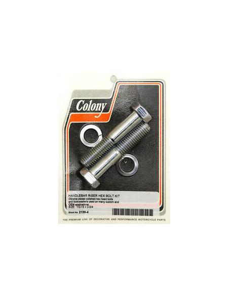 PARAFUSOS CROMADOS TORRES HD HEXAG. 1/2"-13 X 2-3/4"(7CM)