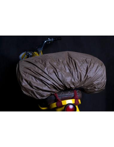 Comprar Petate Militar Para Moto En Piel Marrón Tabaco De Trip Machine a precio de oferta