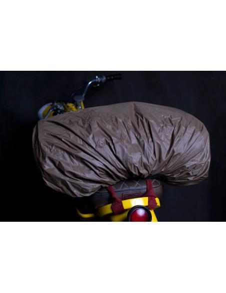 Comprar Petate Militar Para Moto En Piel Marrón Tabaco De Trip Machine a precio de oferta