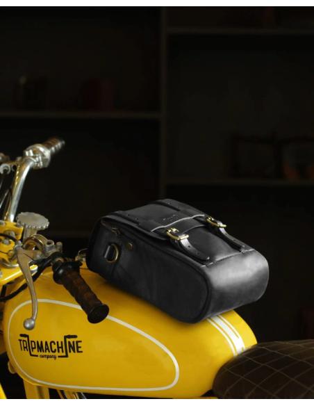 SAC POUR RÉSERVOIR ET SIÈGE EN CUIR AVEC AIMANTS TRIP MACHINE