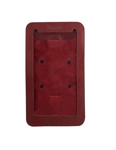 Comprar Funda Magnética De Cuero Rojo Cereza Para Móvil De Trip Machine a precio de oferta