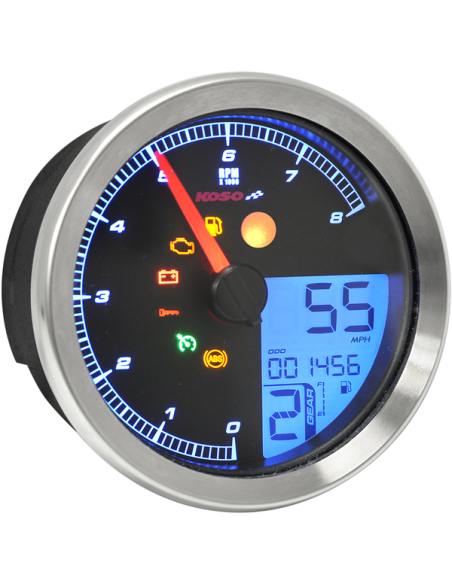 Comprar Reloj Multifuncion Koso Cromo Harley 04-13 a precio de oferta