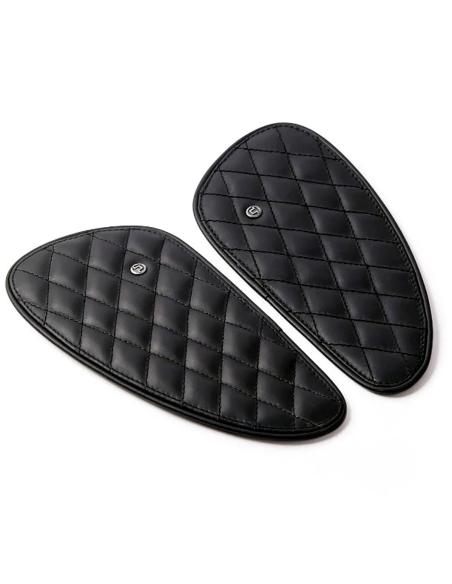 PROTECTORES DE TANQUES EM COURO NEGRO DIAMANTE TRIP MACHINE