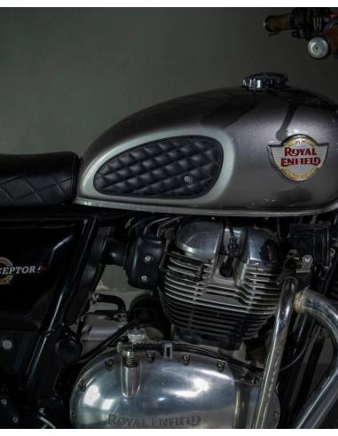 Comprar Protectores De Depósito De Piel Negra Diamante De Trip Machine a precio de oferta