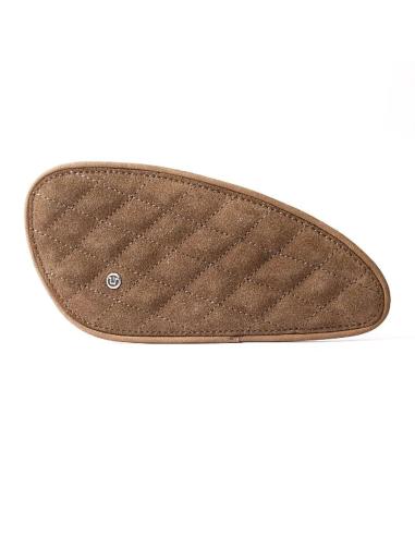 TANK PADS SUEDE DIAMOND BROWN TOBACCO BY TRIP MACHINE