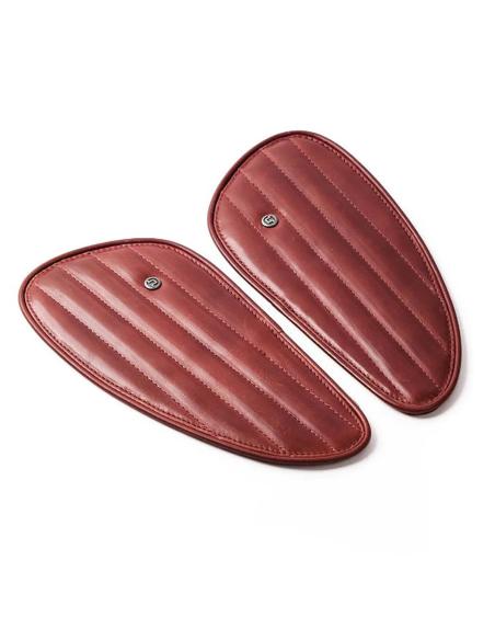 Comprar Protectores De Depósito En Cuero Rojo Cereza Líneas De Trip Machine a precio de oferta