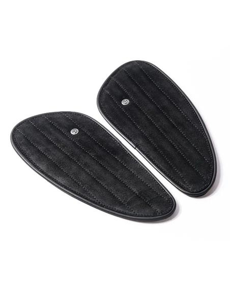TANK PADS SUEDE STRIPES BLACK BY TRIP MACHINE