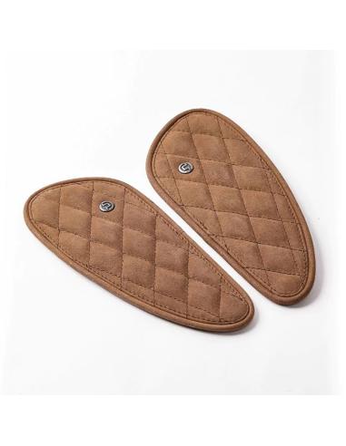 MINI TANK PADS LEATHER DIAMOND BROWN TOBACCO BY TRIP MACHINE