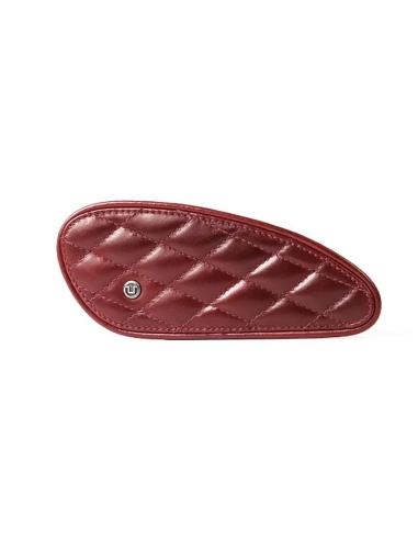 MINI PROTECTORES DE TANQUES EM COURO VERMELHO CEREJA DIAMANTE TRIP MACHINE