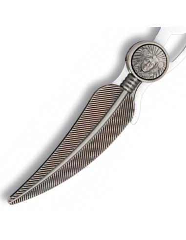 ALBAINOX APACHE PENKNIFE WITH FEATHER SHAPED HANDLE