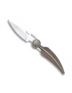 ALBAINOX APACHE PENKNIFE WITH FEATHER SHAPED HANDLE