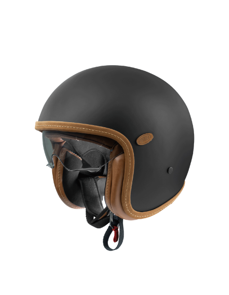 CAPACETE PREMIER VINTAGE PLATINUM U9 BM PRETO MATE