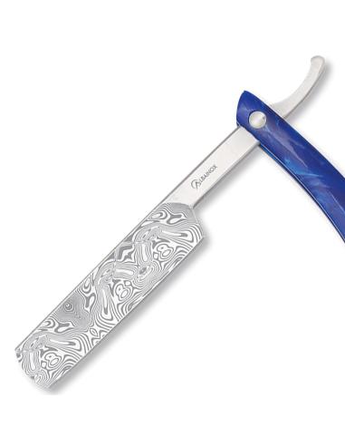 Comprar Navaja Barbera Nacar Azul Con Hoja De 15 Cm Albainox a precio de oferta