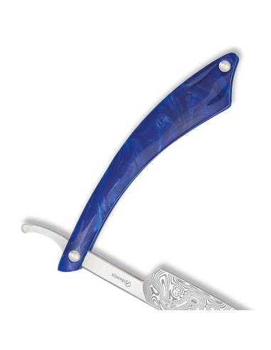 Comprar Navaja Barbera Nacar Azul Con Hoja De 15 Cm Albainox a precio de oferta