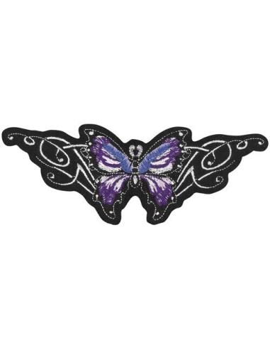 Patch Borboleta Tribal Roxo 6,5 X 15 Cm | Preço Promocional