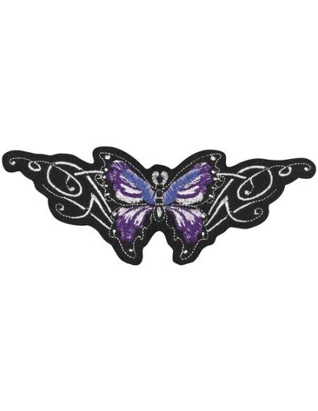 PATCH PAPILLON TRIBAL VIOLET 6,5 X 15 CM