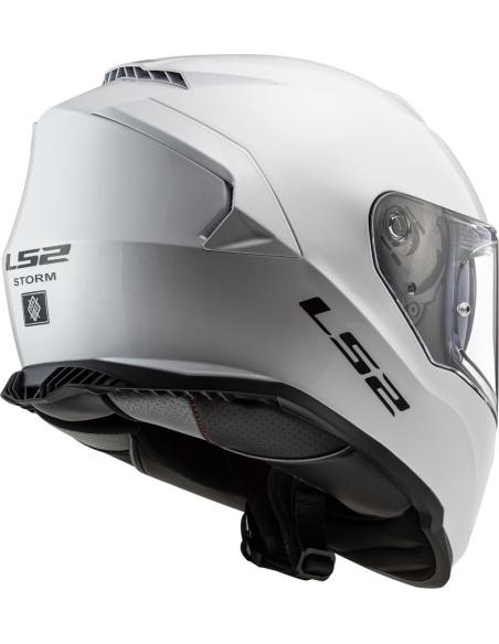 LS2 FF800 STORM GLOSS WHITE HELMET