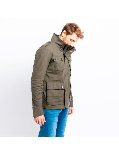 Acquista Giacca Moto Omologata Tripla Aaa Xtm Explorer Verde Oliva John Doe a prezzo scontato