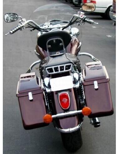 Comprar Alforjas Rigidas "Patrol" Negro Brillo 25 L. (Nuevo Modelo) a precio de oferta