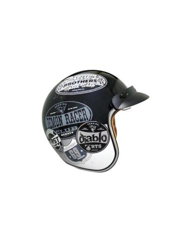 Comprar Casco Jet Con Gafa Interior Speed Demond X390 a precio de oferta