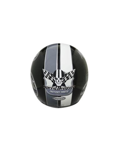CAPACETE DE JACTO COM ÓCULOS DE PROTECÇÃO INTERIORES SPEED DEMOND X390