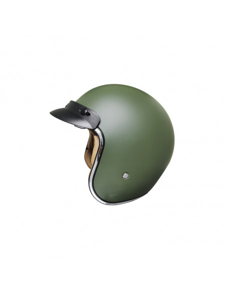 CASCO JET CON GAFA INTERIOR VERDE MATE X390