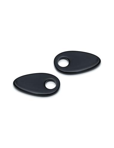 GARNITURE DE CLIGNOTANT NOIRE POUR HARLEY