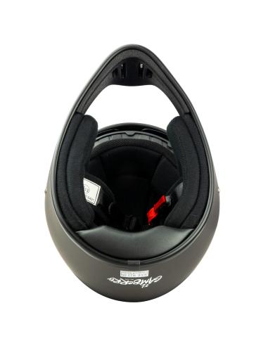 CASQUE INTÉGRAL EL GAMBERRO BY IGUANA CUSTOM - GREY MAT