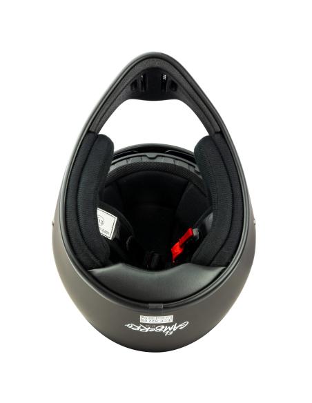 CASQUE INTÉGRAL EL GAMBERRO BY IGUANA CUSTOM - GREY MAT