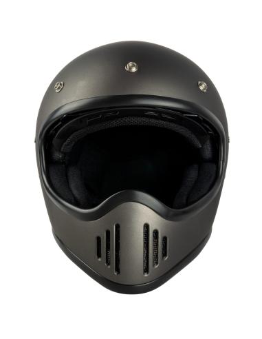 FULL-FACE HELMET EL GAMBERRO BY IGUANA CUSTOM - MATTE GREY