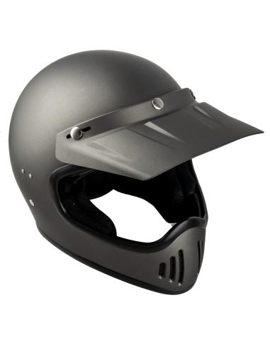 Comprar Casco Integral El Gamberro By Iguana Custom - Gris Mate a precio de oferta